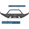 imageHooke Road Tacoma Front Bumper Compatible with Toyota Tacoma 3rd Gen 2016 2017 2018 2019 2020 2021 2022 2023 Explorer Rock Crawler Steel Bumper wWinch Plate Skid Plate amp Bull Bar