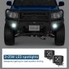 imageHooke Road Tacoma Front Bumper Grille Brush Guard for 20052011 Toyota Tacoma 2nd Gen Pickup Steel Push Bull Bar with Winch Plate amp LED Lights FullWidth Off Road Protection