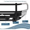 imageHooke Road Tacoma Front Bumper Grille Brush Guard for 20052011 Toyota Tacoma 2nd Gen Pickup Steel Push Bull Bar with Winch Plate amp LED Lights FullWidth Off Road Protection