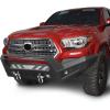 imageHooke Road Tacoma Front Bumper amp Rear Bumper Kit wDRings Winch Plate amp LED Lights for 20162023 Toyota Tacoma 3rd Gen