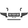 imageHooke Road Tacoma Front Bumper for 19952004 Toyota Tacoma Excluding Base Models FullWidth OffRoad Bumper with 225W LED Spotlights amp Turn Signals Heavy Duty Steel BoltOn Upgrade