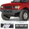 imageHooke Road Tacoma Front Bumper for 19952004 Toyota Tacoma Excluding Base Models FullWidth OffRoad Bumper with 225W LED Spotlights amp Turn Signals Heavy Duty Steel BoltOn Upgrade