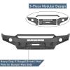 imageHooke Road Tacoma Front and Rear Bumper Kit for 20052011 Toyota Tacoma Pickup Truck Full Width Offroad Steel Bumper with Winch Plate amp DRing Mounts