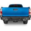 imageHooke Road Tacoma Front and Rear Bumper Set for 20052011 Toyota Tacoma 2nd Gen Pickup Truck Include A Skid Plate LED Lights Dring Mounts