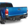 imageHooke Road Tacoma Front and Rear Bumper Set for 20052011 Toyota Tacoma 2nd Gen Pickup Truck Include A Skid Plate LED Lights Dring Mounts