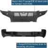 imageHooke Road Tacoma Front and Rear Bumper Set for Toyota Tacoma 2012 2013 2014 2015 Rock Crawler Steel Offroad Bumpers with Recovery Mounts Bright LED Lights amp Skid Plate