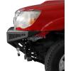 imageHooke Road Tacoma Full Width Front Bumper for Toyota Tacoma 20052011 2nd Gen Pickup TrucksHeavyDuty Steel Bumper wSkid Plate LED Light Bar amp Drings
