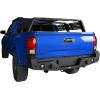 imageHooke Road Tacoma Rear Bumper for 20162023 Toyota Tacoma 3rd Gen Pickup Trucks OffRoad Steel Back Bumper with Dring Mounts amp LED Lights