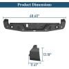 imageHooke Road Tacoma Rear Bumper for 20162023 Toyota Tacoma 3rd Gen Pickup Trucks OffRoad Steel Back Bumper with Dring Mounts amp LED Lights