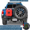 imageHooke Road Tacoma Rear Bumper wDring Mounts for 20162023 Toyota Tacoma Heavy Duty Overland Back Rear Bumper wDual Swing Arms amp Tire Carrier amp 53Gallon Jerry Can Holder