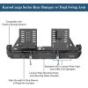 imageHooke Road Tacoma Rear Bumper wDring Mounts for 20162023 Toyota Tacoma Heavy Duty Overland Back Rear Bumper wDual Swing Arms amp Tire Carrier amp 53Gallon Jerry Can Holder