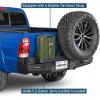 imageHooke Road Tacoma Rear Bumper wSwing Out Tire Carrier for 20052015 Toyota Tacoma 2nd Gen Heavy Duty Steel Bumper amp 53Gallon Jerry Can Holder Mount