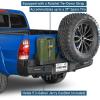 imageHooke Road Tacoma Rear Bumper with Swing Out Tire Carrier Compatible with 20052015 Toyota Tacoma 2nd Gen Pickup Trucks Offroad Steel Back Bumper
