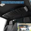 imageHooke Road Tacoma Rear Overhead MOLLE Panel Ceiling Cargo Rack for 20162023 Toyota Tacoma Double Cab 3rd Gen Interior Rooftop Storage Shelf Organizer Sturdy Steel