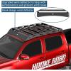 imageHooke Road Tacoma Roof Rack Steel Cross Bars for 20052023 Toyota Tacoma 2nd 3rd Gen Truck Double Cab Only Top Cargo Basket Luggage Carrier Storage
