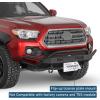 imageHooke Road Tacoma Stubby Front Bumper with 39W LED Spotlights for 20162023 Toyota Tacoma 3rd Gen Tube Offroad Bumper Bull Bar with Dring Mounts amp Lowprofile Grille Guard
