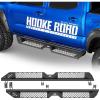 imageHooke Road Running Boards for 20052023 Toyota Tacoma Double Cab 4 FullSize Doors 63 Drop Side Step Bars Rails with Stainless Steel Plates
