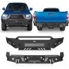 imageHooke Road Tacoma Front and Rear Bumper Set for 20052011 Toyota Tacoma 2nd Gen Pickup Truck Include A Skid Plate LED Lights Dring Mounts