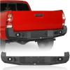 imageHooke Road Tacoma Rear Bumper Compatible with Toyota Tacoma 20052015 2nd Gen Pickup Trucks Offroad Steel Back bumper wLED Lights amp License Plate Mount