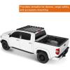 imageHooke Road 1421 Tundra Roof Rack Platform Aluminum Cross Bars for 20142021 Toyota Tundra CrewMax4 Full Size Doors Overland Rooftop Cargo Basket Luggage Carrier Rails
