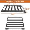 imageHooke Road 1421 Tundra Roof Rack Platform Aluminum Cross Bars for 20142021 Toyota Tundra CrewMax4 Full Size Doors Overland Rooftop Cargo Basket Luggage Carrier Rails