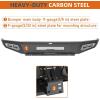 imageHooke Road 2021 Tundra Front Bumper for 20142021 Toyota Tundra Pickup  Rugged Design for Daily Driving amp Light OffRoad  Solid Steel Bumper Guard with LED Lights amp Sensor Holes