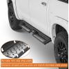 imageHooke Road Tundra CrewMax Running Board Side Step Bars for 20072021 Toyota Tundra CrewMax4Full Size Doors 4 Drop Down Offroad Rock Slider Rail Nerf Bars with Stainless Steel Pads