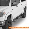 imageHooke Road Tundra CrewMax Running Board Side Step Bars for 20072021 Toyota Tundra CrewMax4Full Size Doors 4 Drop Down Offroad Rock Slider Rail Nerf Bars with Stainless Steel Pads