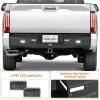imageHooke Road Tundra Rear Bumper for Toyota Tundra 2022 2023 2024 2025 2026 Pickup Truck MidWidth Steel Back Bumper with LED Lights amp Sensor Holes No Cutting Required