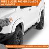 imageHooke Road Tundra Rock Sliders with KickOut for 20072021 Toyota Tundra CrewMax4 Full Size Doors Running Board Nerf Bars for Rock Crawling