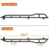 imageHooke Road Tundra Rock Sliders with KickOut for 20072021 Toyota Tundra CrewMax4 Full Size Doors Running Board Nerf Bars for Rock Crawling