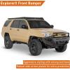 imageHooke Road 0305 4Runner Front Bumper wWinch Plate for 20032005 Toyota 4Runner 4th Gen Offroad Steel Bumper with Bull Bar LED Lights Dring Mounts