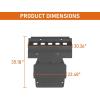 imageHooke Road 4Runner Front Skid Plate for 20102024 Toyota 4Runner 5th Gen 32MM Steel Engine Guard Under Protection Panel Offroad Accessories Replacement