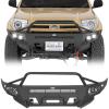 imageHooke Road 0305 4Runner Front Bumper wWinch Plate for 20032005 Toyota 4Runner 4th Gen Offroad Steel Bumper with Bull Bar LED Lights Dring Mounts
