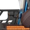imageHooke Road Wrangler TJ Tube Half Doors Trail Door Guards for Jeep Wrangler TJ 1997 1998 1999 2000 2001 2002 2003 2004 2005 2006