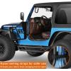 imageHooke Road Wrangler TJ Tube Half Doors Trail Door Guards for Jeep Wrangler TJ 1997 1998 1999 2000 2001 2002 2003 2004 2005 2006
