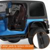 imageHooke Road Wrangler TJ Tube Half Doors Trail Door Guards for Jeep Wrangler TJ 1997 1998 1999 2000 2001 2002 2003 2004 2005 2006