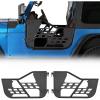 imageHooke Road Wrangler TJ Tube Half Doors Trail Door Guards for Jeep Wrangler TJ 1997 1998 1999 2000 2001 2002 2003 2004 2005 2006