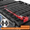 imageHooke Road 2PCS High Lift Jack Mount Brackets on Roof Rack Farm Jack Mounting Platform for Jeep TJ JK JL Gladiator Tacoma Aluminum Roof Racks from Hooke Road