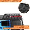 imageHooke Road 2PCS High Lift Jack Mount Brackets on Roof Rack Farm Jack Mounting Platform for Jeep TJ JK JL Gladiator Tacoma Aluminum Roof Racks from Hooke Road