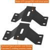 imageHooke Road 2PCS High Lift Jack Mount Brackets on Roof Rack Farm Jack Mounting Platform for Jeep TJ JK JL Gladiator Tacoma Aluminum Roof Racks from Hooke Road