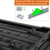 imageHooke Road 2PCS High Lift Jack Mount Brackets on Roof Rack Farm Jack Mounting Platform for Jeep TJ JK JL Gladiator Tacoma Aluminum Roof Racks from Hooke Road
