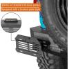 imageHooke Road License Plate Holder Bracket Frame for Jeep Wrangler TJ JK JL Gladiator Bronco 4Runner Tacoma Trucks SUVs Universal Fit for Front Rear Bumpers DRing Shackle Mount