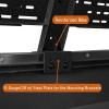 imageHooke Road Tacoma 122 High Overland Bed Rack for FullSize Trucks wBed Rails  Compatible with Toyota 0723 Tundra amp 0523 Tacoma 6 Bed