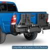 imageHooke Road Tacoma Rear Bumper wDual Swing Arms for 20052015 Toyota Tacoma 2nd Gen Overlanding Steel Back Bumper with Spare Tire Mount Recovery Mounts amp LED Light
