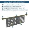 imageHooke Road Tacoma Truck Bed Divider Cargo Manager MOLLE Panel for 20052023 Toyota Tacoma Adjustable QuickLock Bed Organizer Management Rack NoDrill Install Sturdy Steel