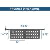 imageHooke Road Tacoma Truck Bed Divider Cargo Manager MOLLE Panel for 20052023 Toyota Tacoma Adjustable QuickLock Movable Bed Organizer Management Rack NoDrill Install