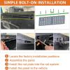 imageHooke Road Tacoma Truck Bed Divider for 20052023 Toyota Tacoma 2nd 3rd Gen Solid Steel MOLLE Panel Truck Back Cargo Storage Manager