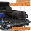 imageHooke Road Truck Bed Wheel Well Tool Box and Drawer System wMOLLE Panel for Jeep Gladiator JT Toyota Tacoma Chevy Colorado amp GMC Canyon 52 Bed Waterproof Steel Storage Box with Lock Keys