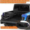 imageHooke Road Truck Bed Wheel Well Tool Box and Drawer System wMOLLE Panel for Jeep Gladiator JT Toyota Tacoma Chevy Colorado amp GMC Canyon 52 Bed Waterproof Steel Storage Box with Lock Keys